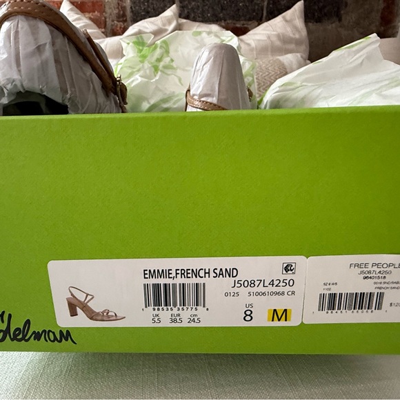 NWT Sam Edelman Emmie Strappy Heels - Tan, Sz 8 - Picture 6 of 8